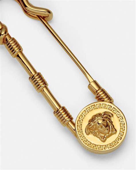 versace hair clips price|versace safety pin brooch.